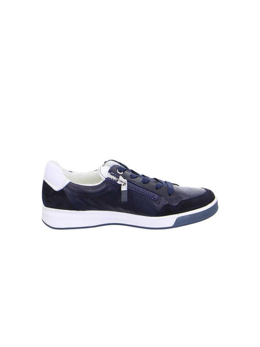 ara Schnurer | Rome Blue Lace-Up Shoe