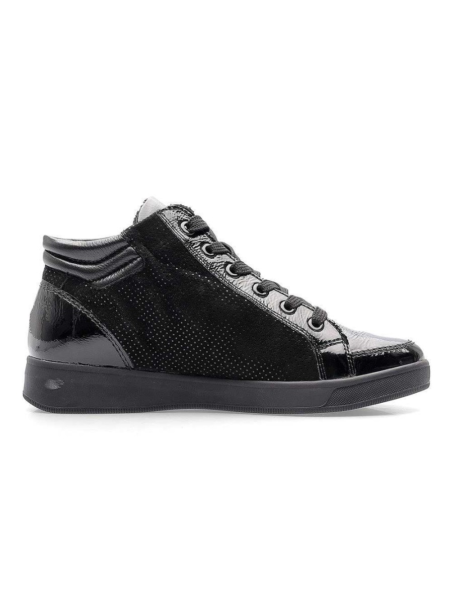 ara Schnurer | High Top Sneaker Rome Black