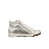 ara Schnurer | Rome Platinum High Top Sneakers