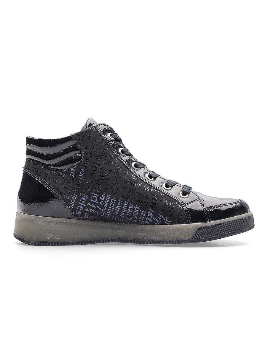 ara Schnurer | High Top Sneakers Rome Navy
