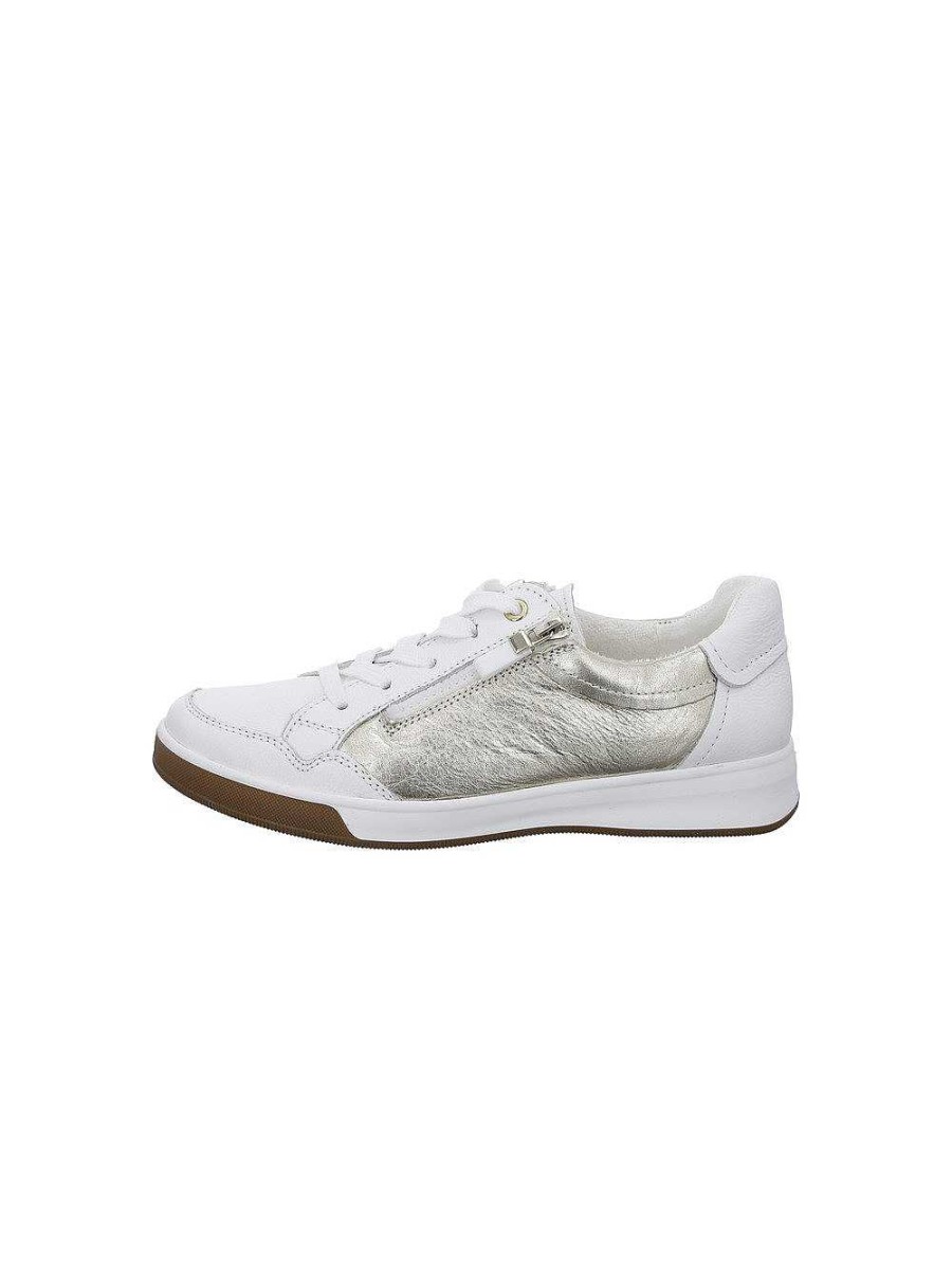 ara Schnurer | Lace-Up Shoe Rome White Platinum